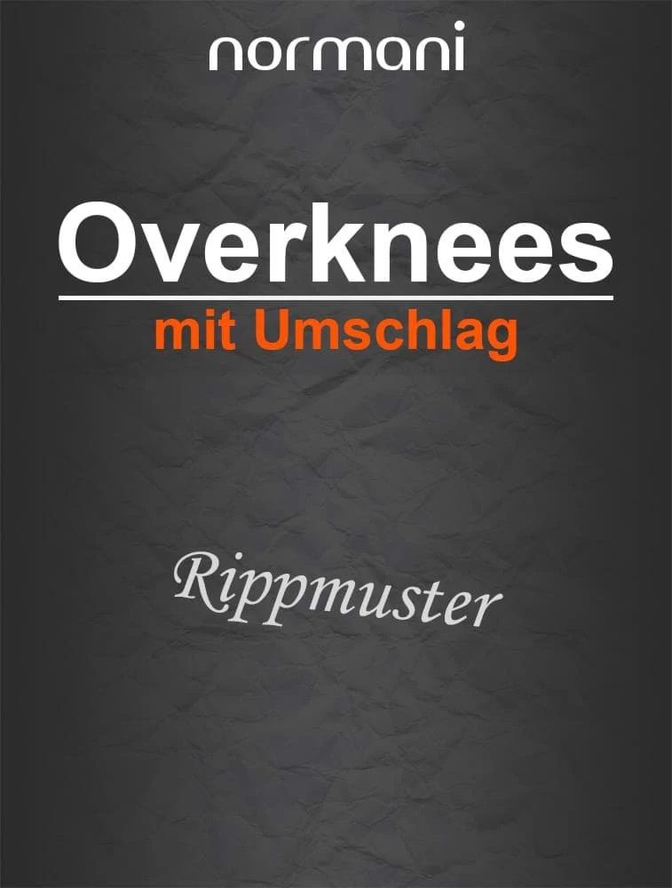 2 Paar Overknees Gerippt Mit Umschlag Grau 4 2 Paar Overknees Gerippt Mit Umschlag Grau – Bild 2