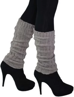 Strickstulpen Mit Alpakawolle Beige