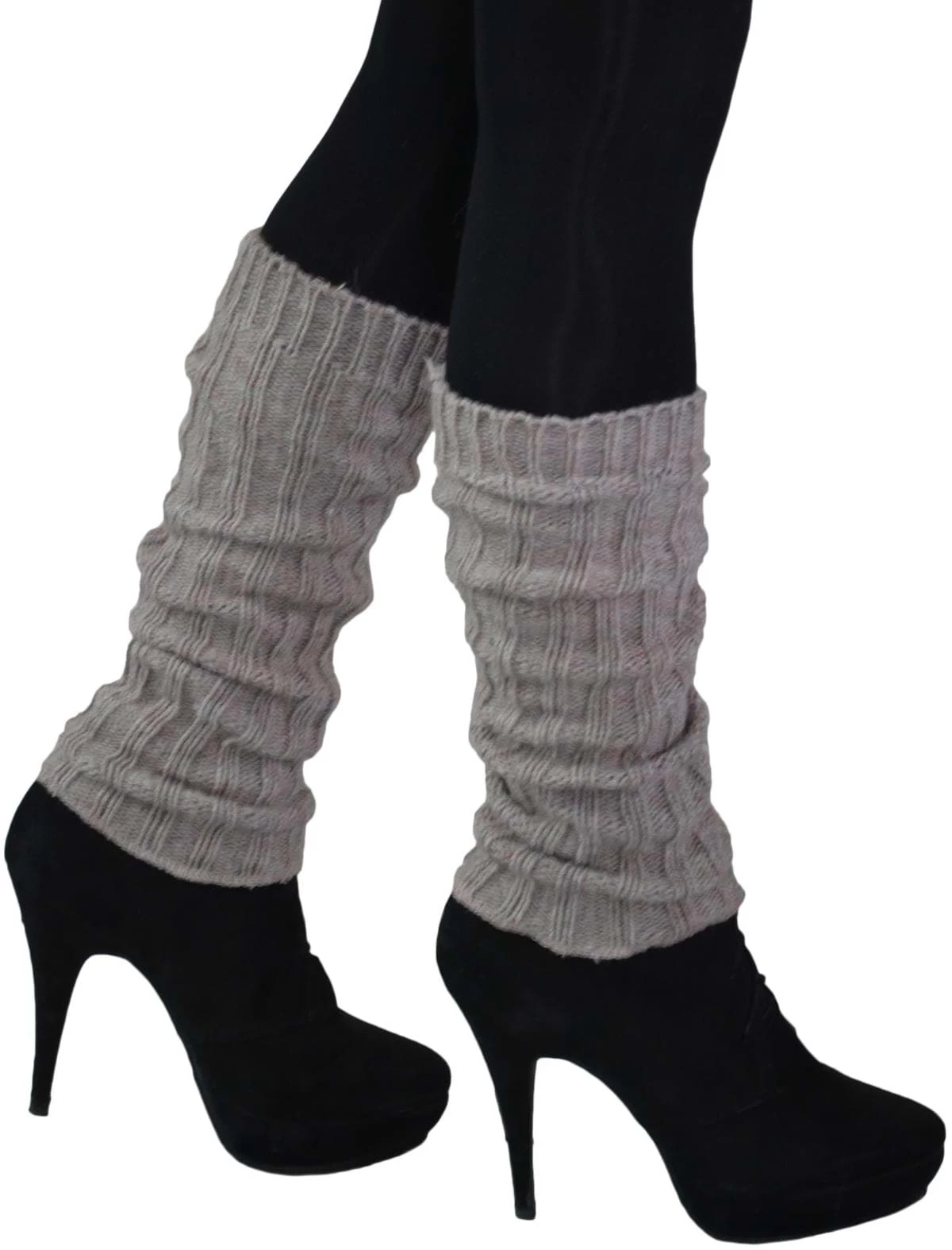 Strickstulpen Mit Alpakawolle Beige 3 Strickstulpen Mit Alpakawolle Beige