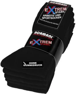 5 Paar Arbeits- Und Sportsocken „Extrem“ Schwarz