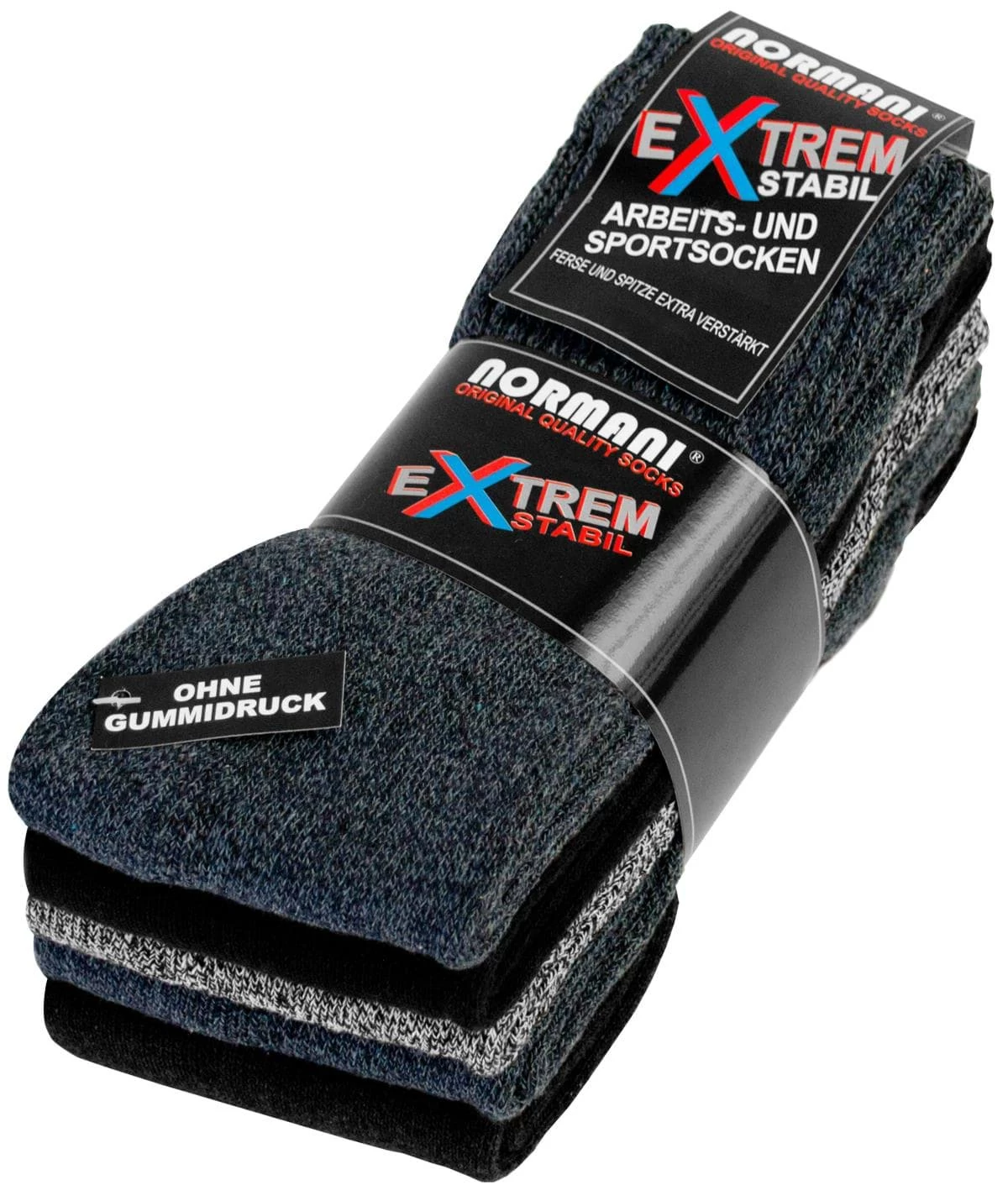 5 Paar Arbeits- Und Sportsocken „Extrem“ Blau Sortiert 3 5 Paar Arbeits- Und Sportsocken „Extrem“ Blau Sortiert