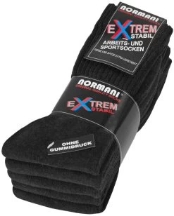 5 Paar Arbeits- Und Sportsocken „Extrem“ Anthrazit