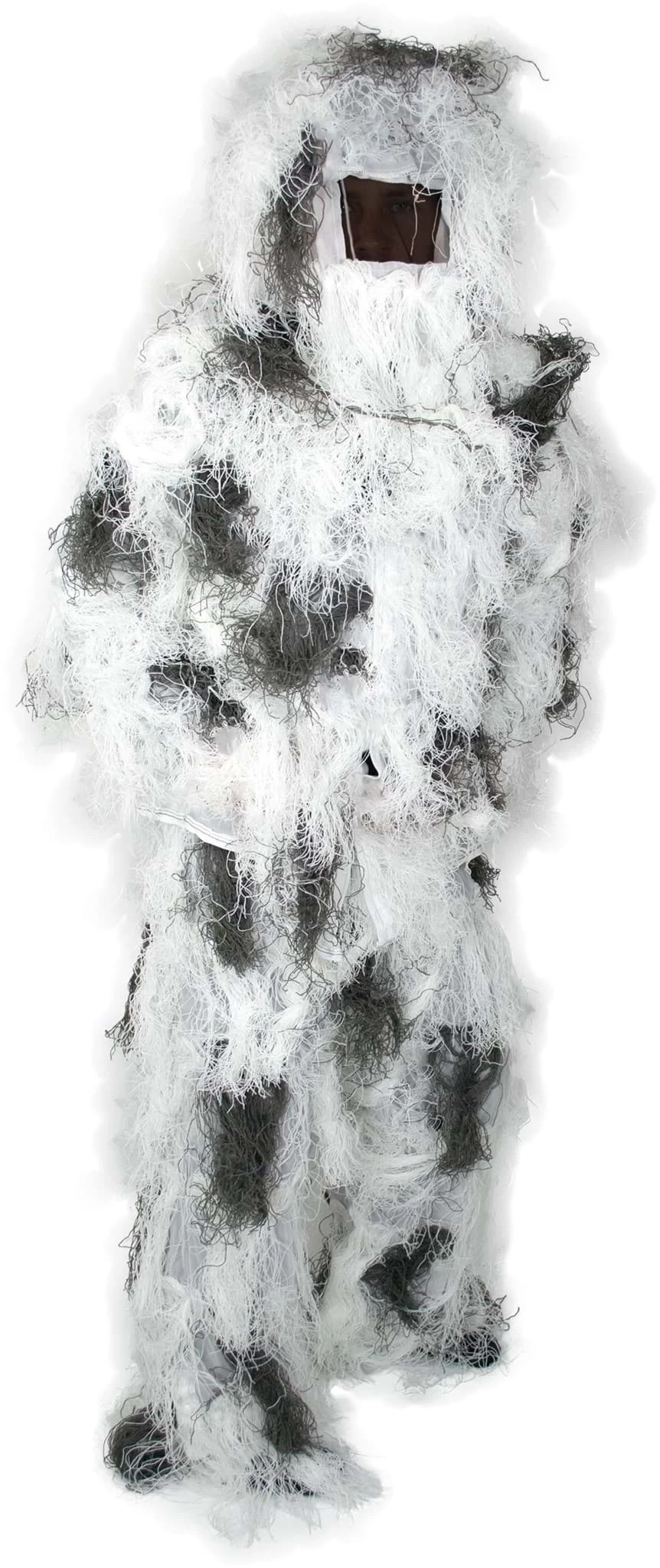 Tarnanzug 4-teilig „Ghillie Suit“ Schneetarn 3 Tarnanzug 4-teilig „Ghillie Suit“ Schneetarn