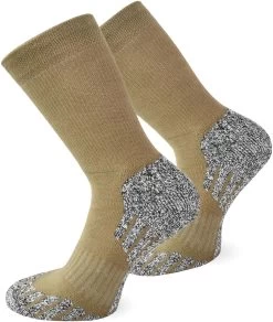 2 Paar Coolmax Trekking-Funktionssocken Beige