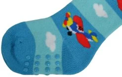 Kinder-Krabbelstrumpfhosen Mit ABS Türkis/Pilot -Normani 102659