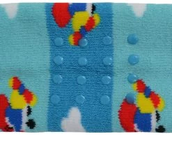 Kinder-Krabbelstrumpfhosen Mit ABS Türkis/Pilot -Normani 102660