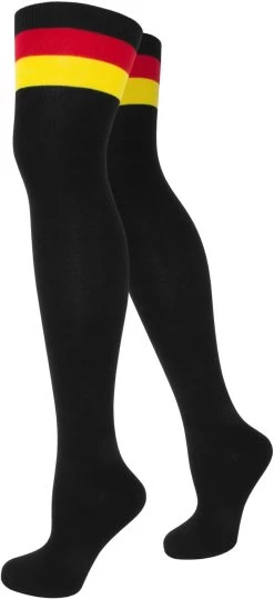 Overknees Deutschland Schwarz