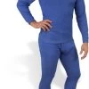 Thermo Unterwäsche Garnitur Bestehend Aus Unterhose Und Unterhemd Blau -Normani 105553
