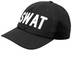 SWAT Kostüm Bestehend Aus Weste, Patch, Holster, Cap Und Handschellen Schwarz -Normani 105632