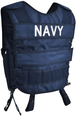 NAVY Kostüm Bestehend Aus Weste, Patch, Hose, Holster, Cap Und Handschellen Marine -Normani 105824