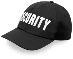 SECURITY Kostüm Bestehend Aus Weste, Patch Und Cap Schwarz -Normani 105980