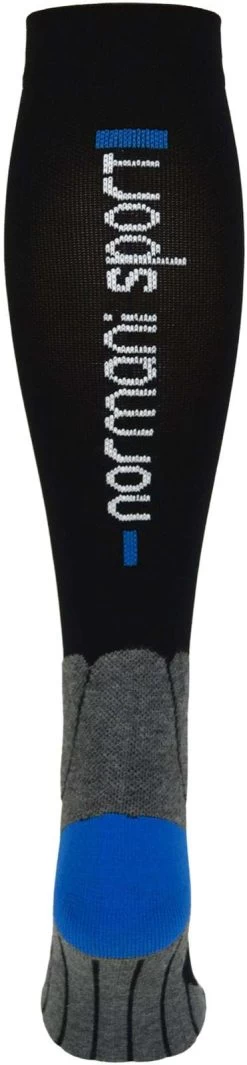 Sport-Kompressionskniestrümpfe Schwarz/Blau -Normani 106301