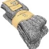 2 Paar Norweger-ABS-Socken Mit Schafwolle Graumelange 2 2 Paar Norweger-ABS-Socken Mit Schafwolle Graumelange -Normani 106388