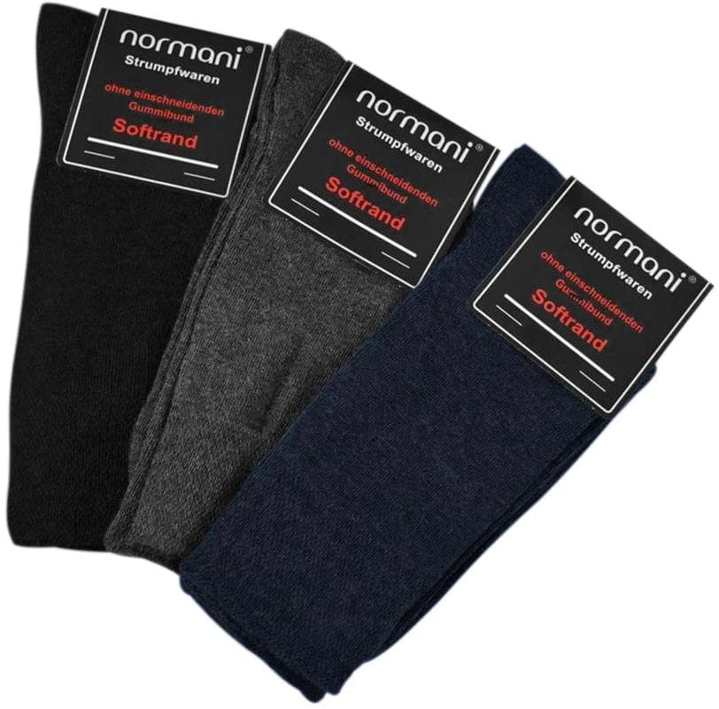 6 Paar Komfortsocken Mit Softrand Und Frotteesohle Marine/Anthrazit/Schwarz 6 6 Paar Komfortsocken Mit Softrand Und Frotteesohle Marine/Anthrazit/Schwarz – Bild 4