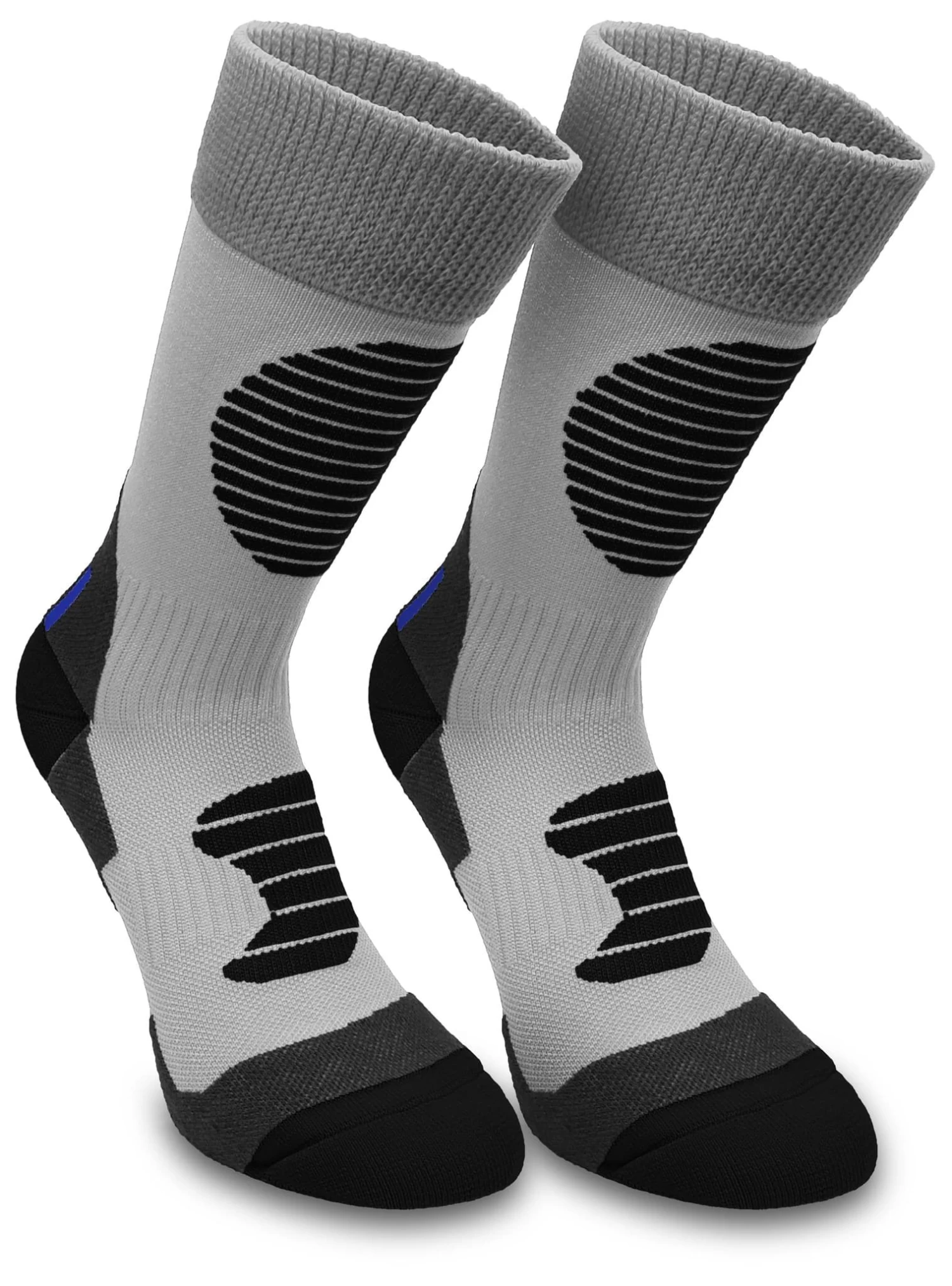 3 Paar Sportsocken Mit Schienbein- Und Fußrückenpolster Grau/Schwarz 3 3 Paar Sportsocken Mit Schienbein- Und Fußrückenpolster Grau/Schwarz