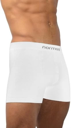6 Stück Retro Boxershorts Aus Baumwolle Basic White 6 6 Stück Retro Boxershorts Aus Baumwolle Basic White -Normani 106942