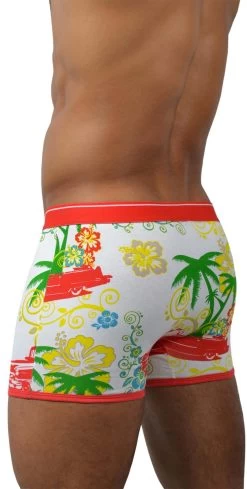 6 Stück Retro Boxershorts Aus Baumwolle Hawaiian -Normani 106970