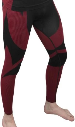 Thermo Funktionsunterhose Schwarz/Rot