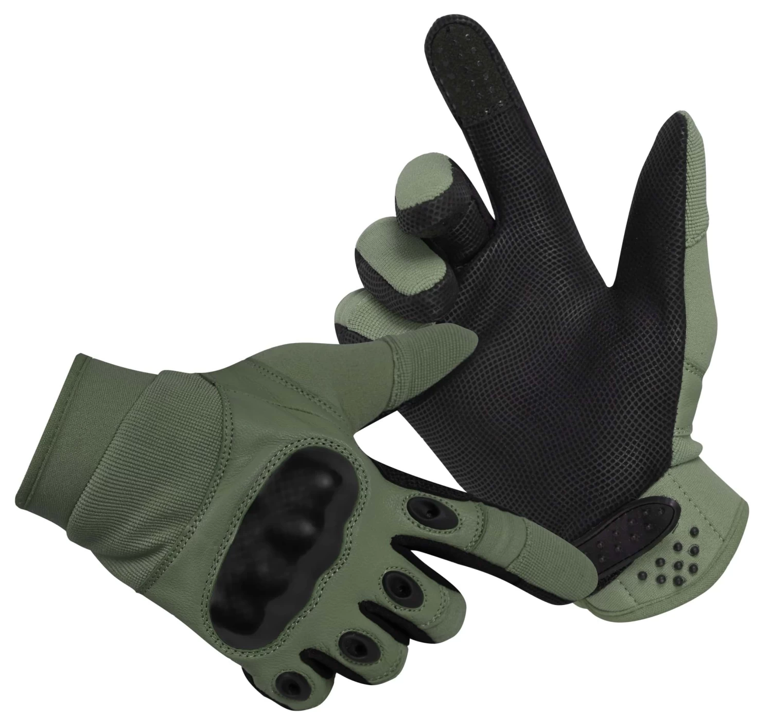 Taktische Paintball-Handschuhe Mit Kevlar-Protektor „Delta Force“ Oliv 3 Taktische Paintball-Handschuhe Mit Kevlar-Protektor „Delta Force“ Oliv