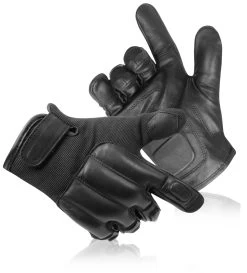 Quarzsandhandschuhe Mit Elastikeinlagen „Quick Defender“ Schwarz