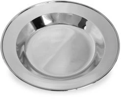 Edelstahl Outdoor-Teller „Montana“ Silber