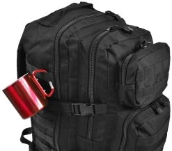 Edelstahl Tasse 330 Ml Mit Karabinerhaken „Wisconsin“ Rot -Normani 107736