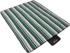 Outdoor-Campingdecke, 140 Cm X 180 Cm „Tundra“ Grün Gestreift 7 Outdoor-Campingdecke, 140 Cm X 180 Cm „Tundra“ Grün Gestreift -Normani 107841