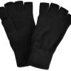 Strick-Handschuhe, Fingerlos Schwarz -Normani 107855