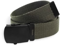 Gürtel Mit Metallverschluss Oliv