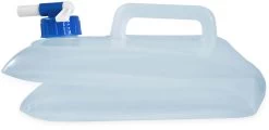 Faltkanister Eckig Mit Hahn „Shuican“ 15 Liter Transparent -Normani 107959 2