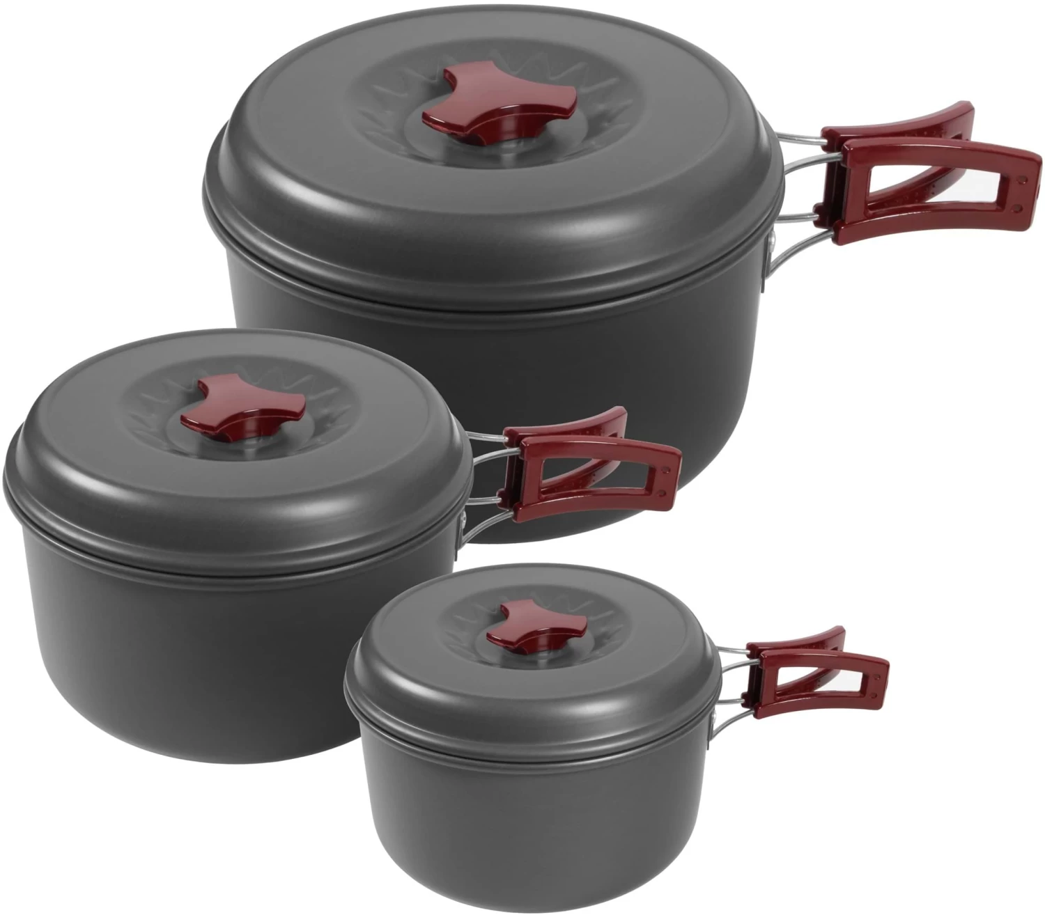 Aluminium Camping Kochgeschirr-Set 22-teilig Mehrfarbig 4 Aluminium Camping Kochgeschirr-Set 22-teilig Mehrfarbig – Bild 2