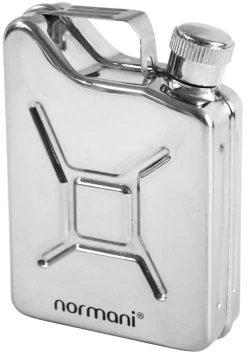 Edelstahl Flachmann Taschenkanister, 170 Ml Silber