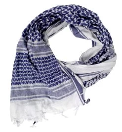 Shemagh Halstuch Blau/Weiß