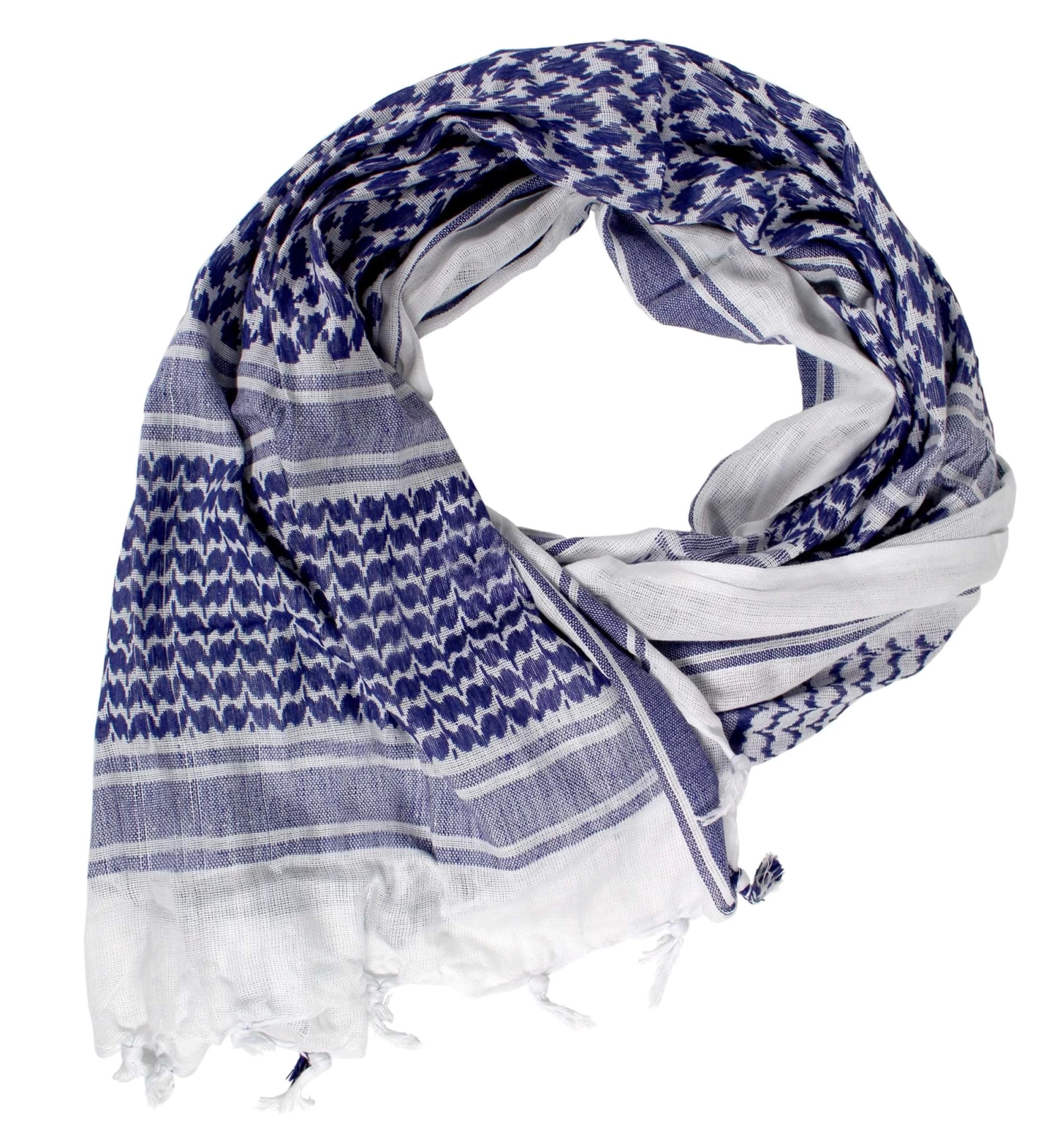 Shemagh Halstuch Blau/Weiß 3 Shemagh Halstuch Blau/Weiß