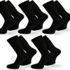 10 Paar Damensocken „Lady Socks“ Aus Reiner Baumwolle Schwarz