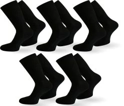 10 Paar Damensocken „Lady Socks“ Aus Reiner Baumwolle Schwarz