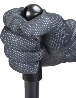 Winter-Fingerhandschuhe Mit Rutschfestem Griff „Ice Runner“ Anthrazit