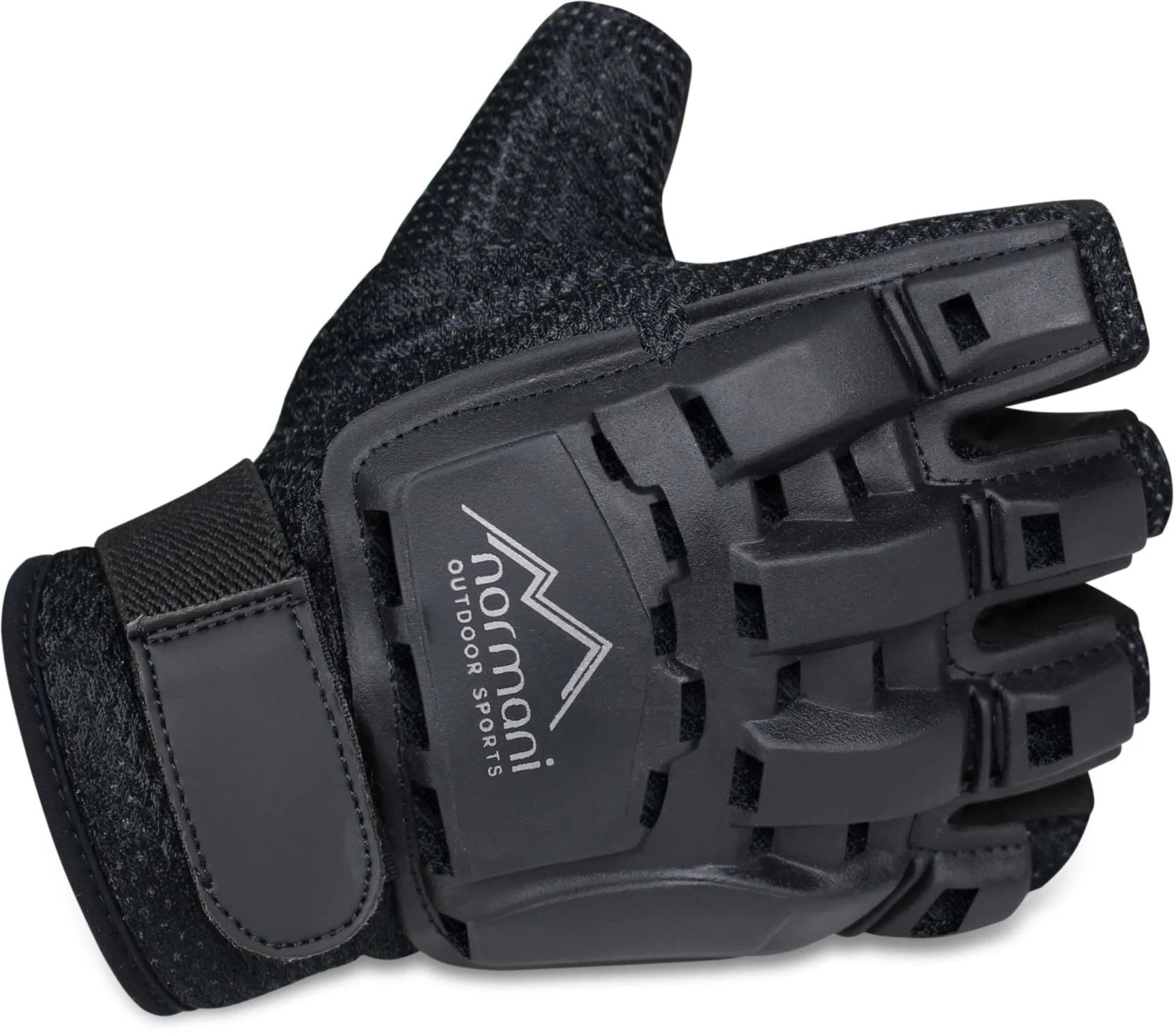 Halbfinger-Paintball-Handschuhe „Last Man Standing“ Schwarz 5 Halbfinger-Paintball-Handschuhe „Last Man Standing“ Schwarz – Bild 3