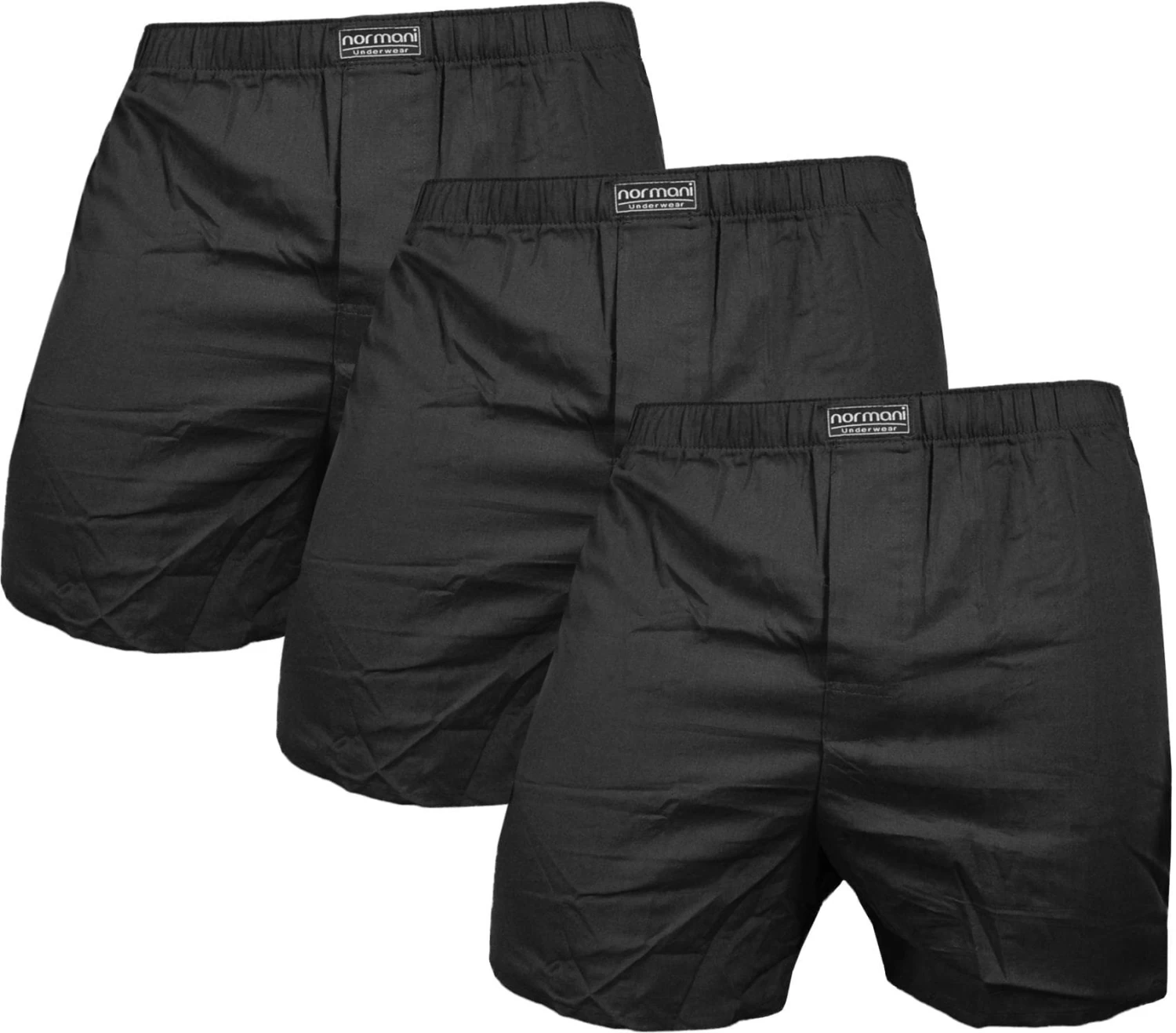 3 Stück Herren Web Boxershorts Schwarz 3 3 Stück Herren Web Boxershorts Schwarz