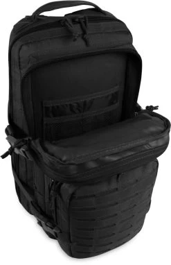 Daypack Rucksack Assault Pack „Laser Tec“ 30 Liter Schwarz -Normani 109596