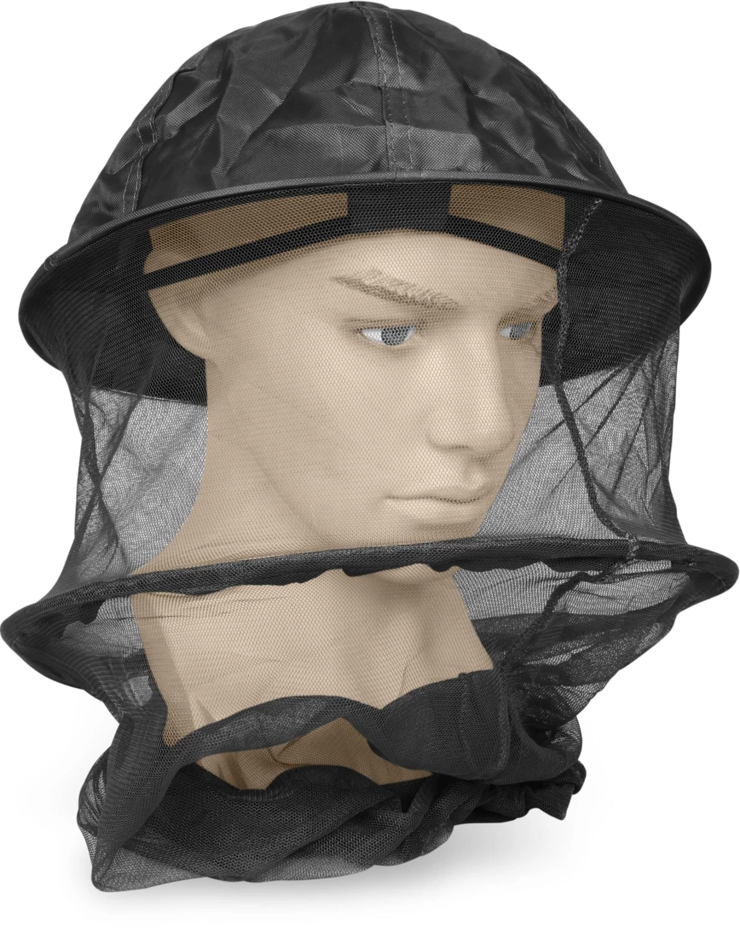 Moskitokopfnetz Mit Metallring „Mozzie“ Schwarz 5 Moskitokopfnetz Mit Metallring „Mozzie“ Schwarz – Bild 3