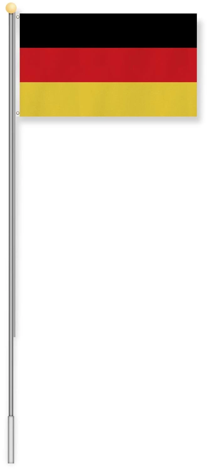 Fahnenmast 6,20 M Mit Flagge 90 Cm × 150 Cm Deutschland 4 Fahnenmast 6,20 M Mit Flagge 90 Cm × 150 Cm Deutschland – Bild 2