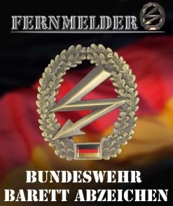 Bundeswehr Barettabzeichen Fernmelder -Normani 110298