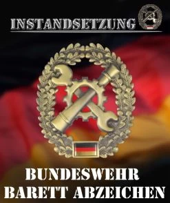 Bundeswehr Barettabzeichen Instandsetzung 7 Bundeswehr Barettabzeichen Instandsetzung -Normani 110301