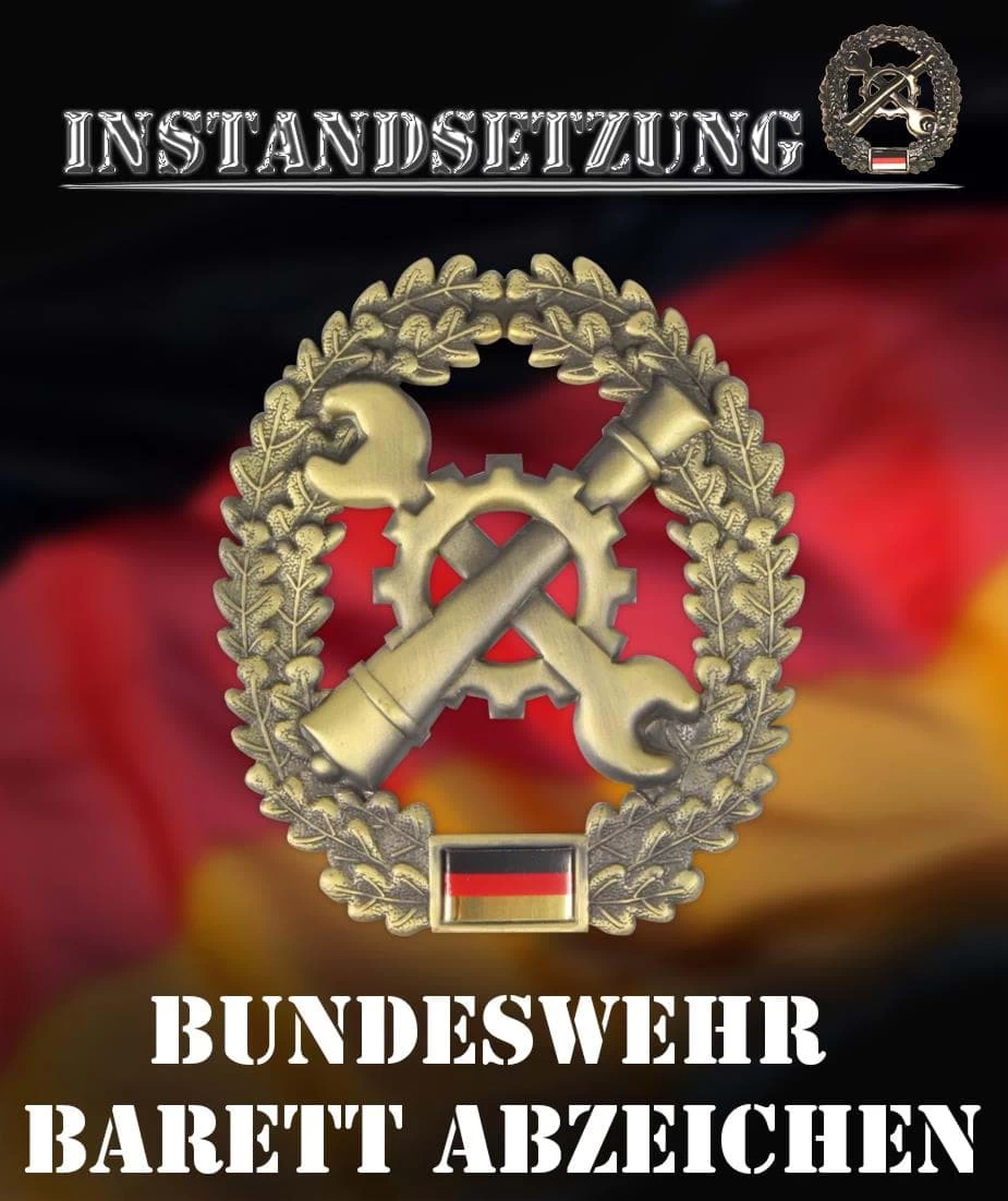 Bundeswehr Barettabzeichen Instandsetzung 5 Bundeswehr Barettabzeichen Instandsetzung – Bild 3