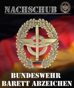 Bundeswehr Barettabzeichen Nachschub -Normani 110304