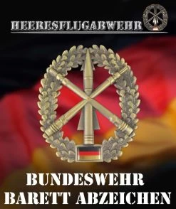 Bundeswehr Barettabzeichen Heeresflugabwehr -Normani 110310