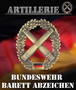 Bundeswehr Barettabzeichen Artillerie -Normani 110313