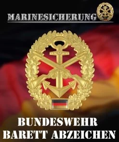 Bundeswehr Barettabzeichen Marinesicherung -Normani 110319