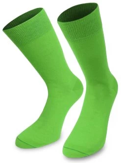 3 Paar Bi-Color Socken Im Farbset Silber/Apfel/Gelb -Normani 110594